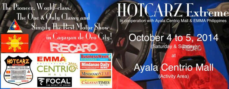 HOTCARZ Extreme Motor Show on October 4-5, 2014 at Ayala Centrio Mall
